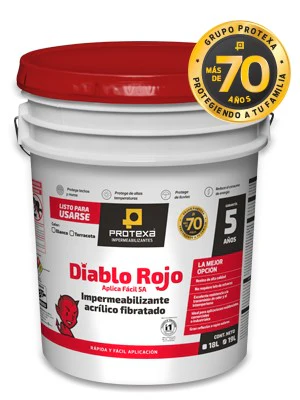 IMPER. DIABLO ROJO ACRILICO 5A BCO 18 L